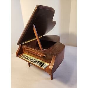 VTG Thorens Swiss Made Grand Piano Music Jewelry Box Beethovens 5th Symphony